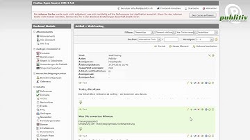 CMS - Contao - Tutorial - Text Bearbeiten