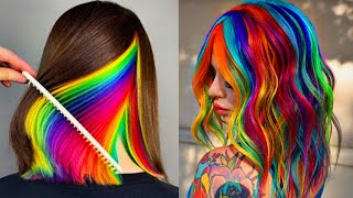 Best Colorful Hair Ideas Transformations 2020| New Bleach &amp; Style Tutorials Compilation Short Hair😱