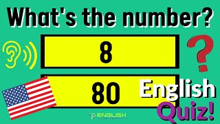 Learn English | Numbers Listening Practice Test