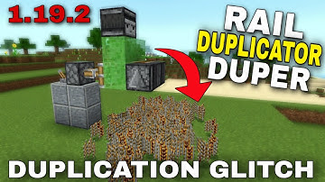 How To Make RAIL Duplicator in Minecraft 1.19.2 | Minecraft 1.19.2 Duplication Glitch (RAIL DUPER)