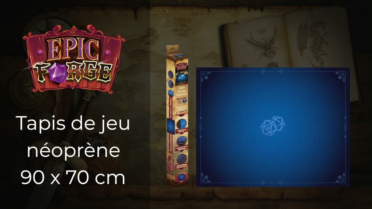 Dragon Eclipse Arena PLAYMATS – Tapis de Jeu Double Face en néoprène pour batailles Tactiques, 560 x 280 mm, Tapis de Jeu pour Mystlings Arena, fabriqué par Awaken Realms