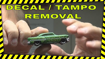 Easy And Quick Way To Remove Tampo