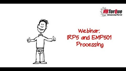 Webinar - IRP5 and EMP501 3 May 2023