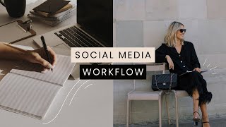 Social Media Management Workflow