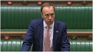 Live: Health Secretary Matt Hancock gives Covid update in House of Commons | ITV News