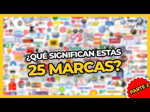 ¿Qué SIGNIFICAN estas MARCAS? (parte 2 con 25 marcas más)