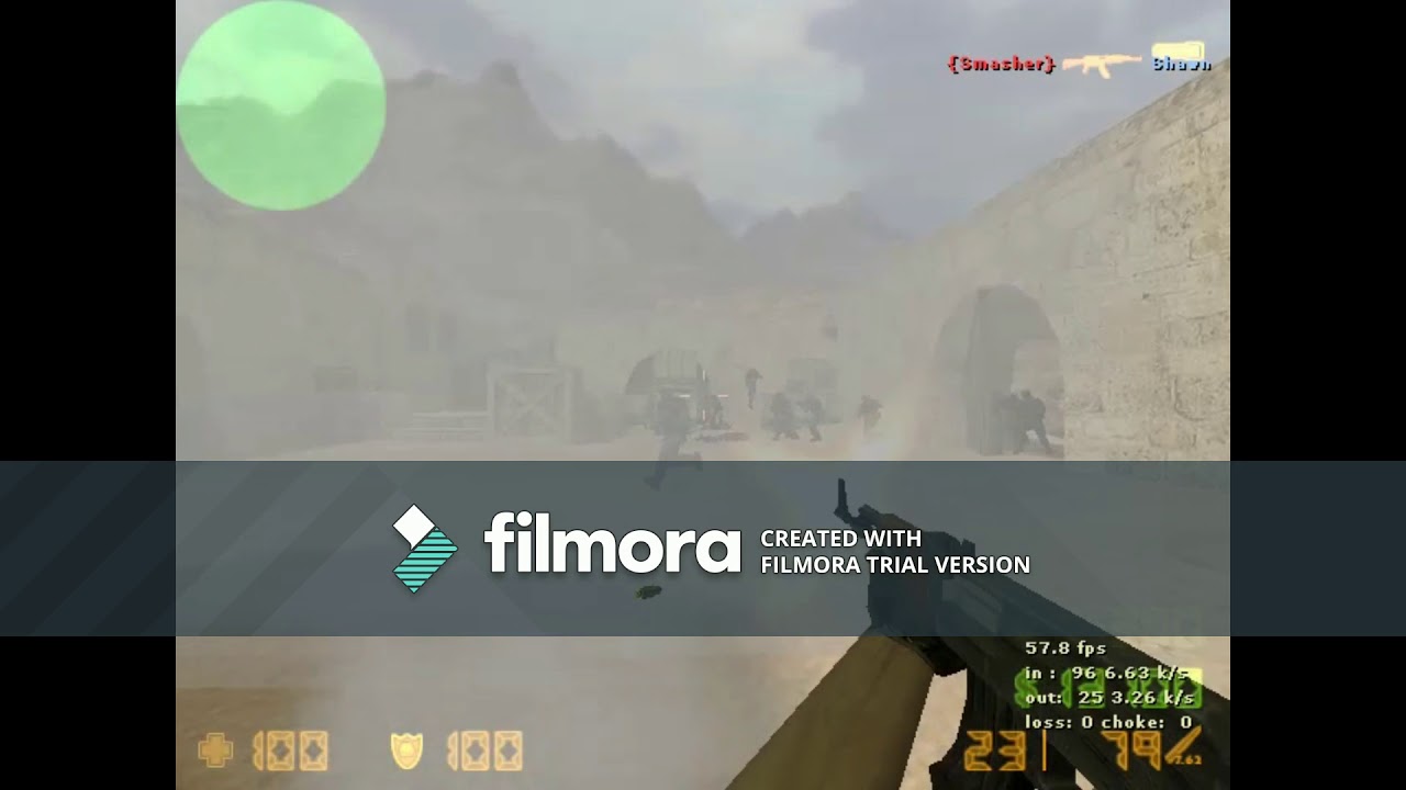 Counter Strike 1.6 trick gameplay de dust 2 one for all Arena Gaming