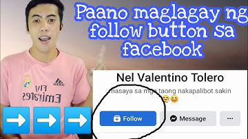 Paano Maglagay ng Follow Button sa FACEBOOK at  tanggalin ang Add Friend button(Step by step)