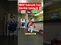 Great taekwondo front side kick training best tkd technique shorts martialarts