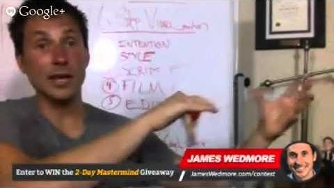 Google Hangout w/James Wedmore