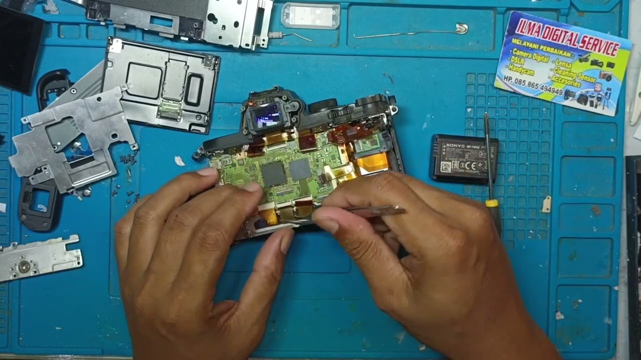 Korban Malpraktek Sony A7ii No Display cuma flexible LCD malah jadi rusak kemana mana 😇
