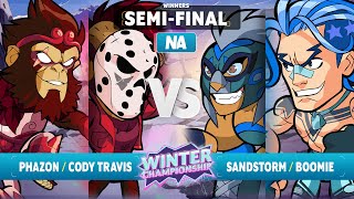 Phazon & Cody Travis vs. Sandstorm & Boomie - Winners Semi-Final - Winter Championship 2023