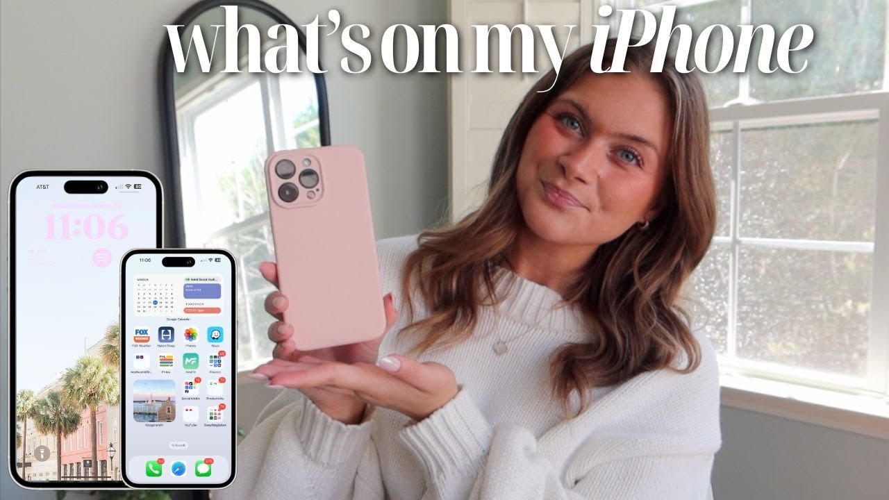 WHAT'S ON MY IPHONE 2025 | Charleston edition 🐚🦀🌴🌊
