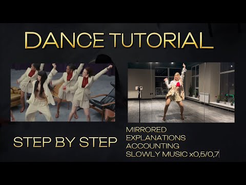 [TUTORIAL MIRRORED] JENNIE, Doechii - EXTRAL #kpoptutorial#dancetutorial#jennie#doechii #extraldance