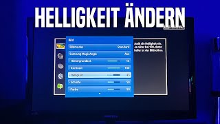 Samsung Fernseher Helligkeit einstellen Anleitung (Deutsch)