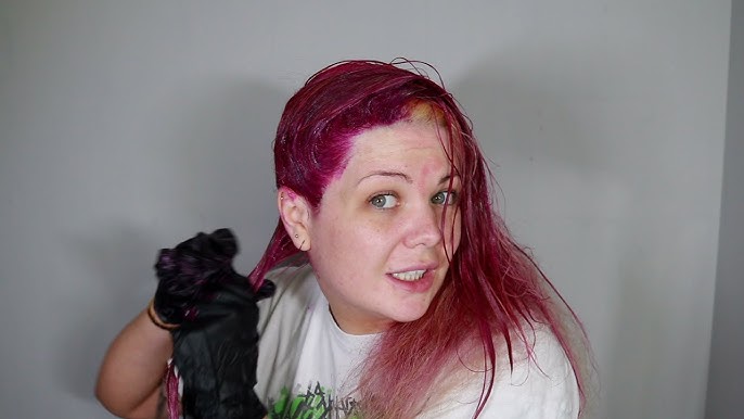 Dying Brown Hair Pink- No Bleach No Damage Arctic Fox Review 