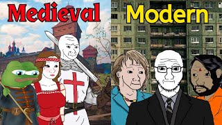 Medieval vs. Modern Countries