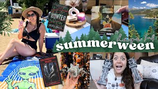 START TO SUMMERWEEN 🏕️ Halloween decor hunting, At Home haul & summer horror books