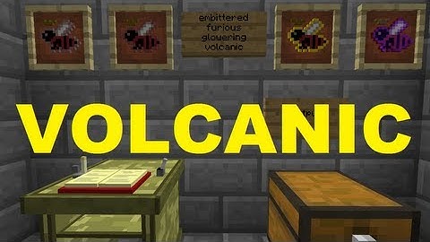 Minecraft Bee Breeding Guide ep 22 Volcanic Branch