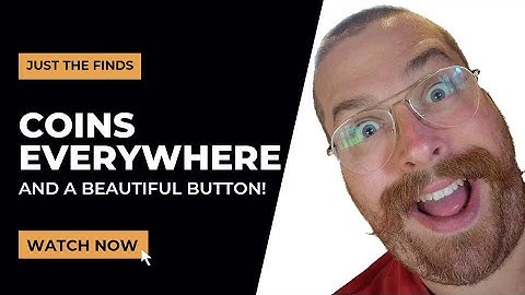 In Roman England - Coins and beautiful button! Metal detecting - Quest x10 Pro, Just the Finds