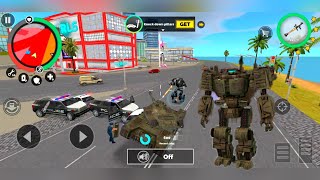 Playing As TANK Transformers IN Vegas Crime Simulator 2 | Android GamePlay screenshot 4