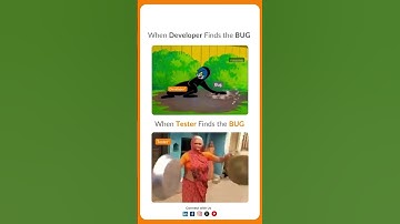 Developer VS Tester 🤣 #developer #softwaredeveloper #tester #coding #viral #funny #programmer