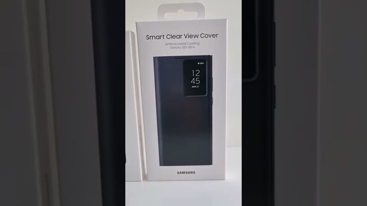 Smart Clear View cover Samsung Galaxy S22 Series Étui