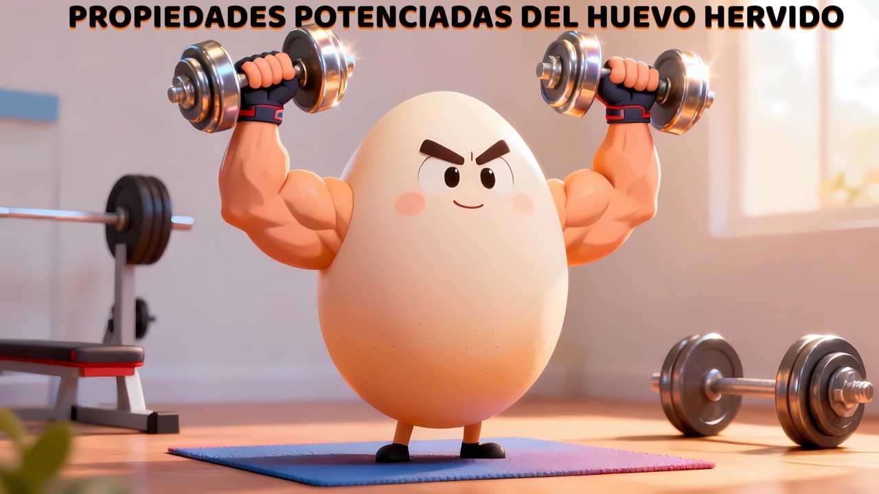 PROPIEDADES PORTENCIADAS DEL HUEVO HERVIDO