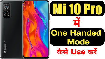 How to enable one handed mode in mi 10T pro || Mi 10T pro me one handed mode kaise enable kare ||