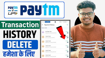 Paytm Transaction History Delete Kaise Kare | Paytm History Clear Kaise Kare 2025