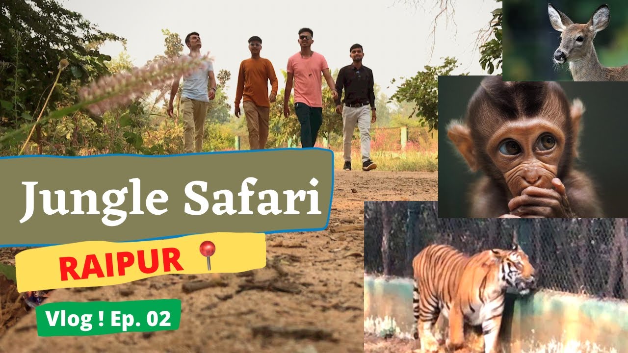 JUNGLE SAFARI RAIPUR with FRIENDS VLOG EP.02 SAGAR DESHMUKH YouTube
