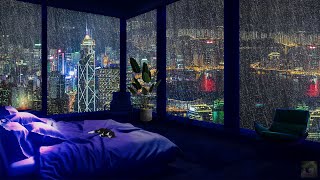 Rain Sounds for Sleeping - Heavy Rain and Thunder Sound at Night - Sleep Sounds Rain