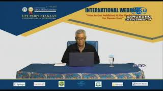 [LIVE] International Webinar - How to Get Published & The Useful Tools for Researchers
