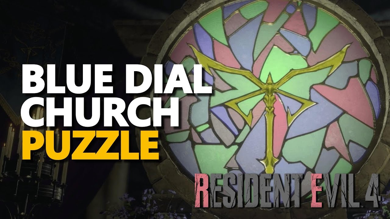Resident Evil 4 church puzzle solution, blue dial location
