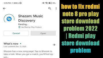 how to fix redmi note 8 pro play store download problem 2022 | Redmi play store download problem