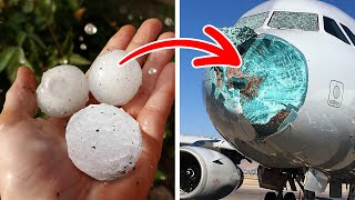 Hagel ist der schlimmste Feind von Flugzeugen, hier ist warum