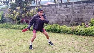 gerakan fore hand tanpa bola dalam permainan tenis meja