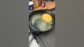 Frying OSTRICH EGG