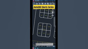🔥 AutoCAD Lisp: Automatic Lots Area Made Easy #shorts_ces
