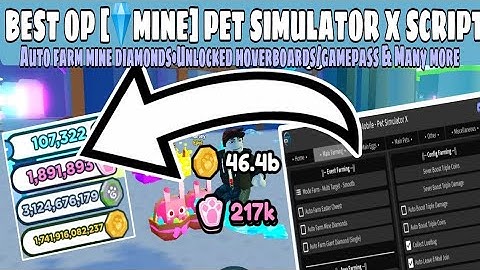 UPDATED BEST *OP* [💎MINE] Pet Simulator X Script | AutoFarm Mine Diamonds | Mobile•PC | Delta•Fluxus
