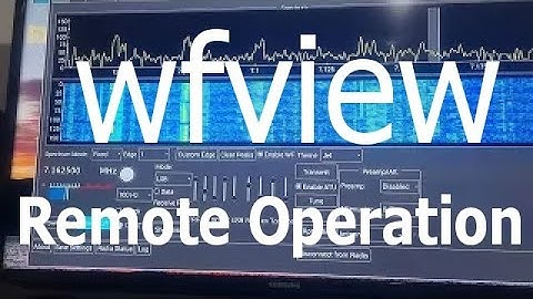 In the radio shack. Wfview,  Raspberry Pi,  Remote operation, Projects