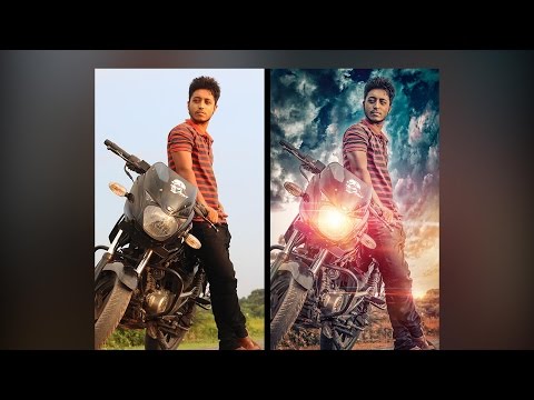 Photoshop Manipulation Tutorial | Advance Lighting Photo Effects | Photoshop CC Tutorial