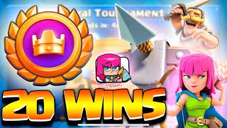 FLAWLESS 20-0 IN THE ROYAL TOURNAMENT 🤩 - Clash Royale