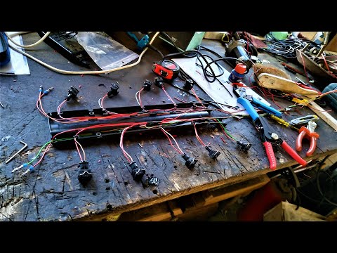 Making an engine wiring harness for the W201 V12