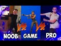 Fortnite floss vs noob vs pro 4