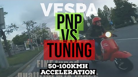 vespa 177 PNP vs TUNING | quattrini  vs polini  | 17s FASTER | 50-100kmh | FMP - SolidPASSion |