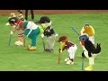 ヤクルトつば九郎いいかげん　セリーグパリーグマスコット　ぐるぐるバット対決　プロ野球オールスターゲーム２０１５