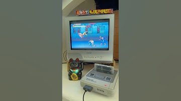 Final Fight Super Famicom on CRT TV #retrogaming retrogaming #videogames #capcom #supernintendo