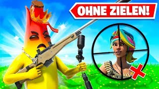 ich darf nicht ZIELEN und muss GEWINNEN... (Challenge) in Fortnite Deutsch