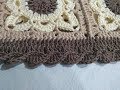 كروشية :طريقة عمل كنار (حواف) كروشية سهل للمبتدئين  crochet border for blanket